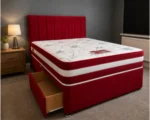 Double Bed Frame - Double Bed Frame with Mattress – Storage Divan Bed - Image 3