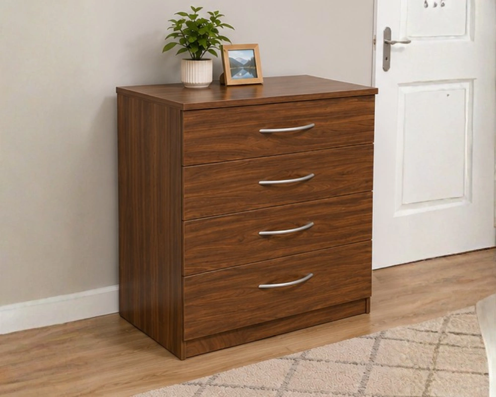 Deluxe Bedroom Console Chest of Drawers 4 – Elegant Wooden Storage - Image 1