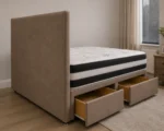 Premium Divan Bed Frame - Double Bed Frame with Storage – Mattress Included - Image 4
