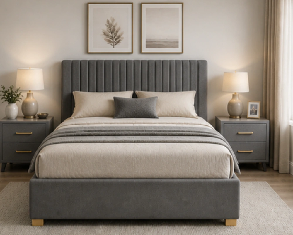Elegant Comfort Divan Bed Divan Double Bed - Double Divan Bed with Mattress Included – Modern Storage - Image 1