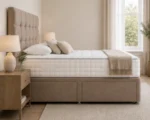 Durable Double Divan Bed Frame – Double Size Bed Frame with Storage and Mattress - Image 3