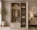 3 Door Wardrobe with 2 Drawers – Premium Bedroom Organizer - Image 3