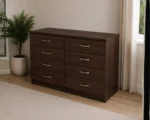 Chest of Drawers 4+4 – Stylish 4/4 Chest of Drawers – Contemporary Large Chest -  Luxury Wooden Drawer Cabinet - Image 3