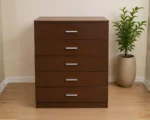 Chest of 5 Drawers  – Modern Wooden Drawers - Image 4