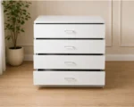 Modern Wooden Drawers - Premium Storage Cabinet - Chest Of 4 Drawers