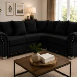 Harrison L Shape Sofa – Elegant 4 Seater Sofa – Stylish 4 Seater Large Sofa