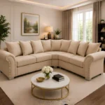 Harrison Premium Family Sofa – Large Corner L Shape Sofa - 5 Seater Sofa