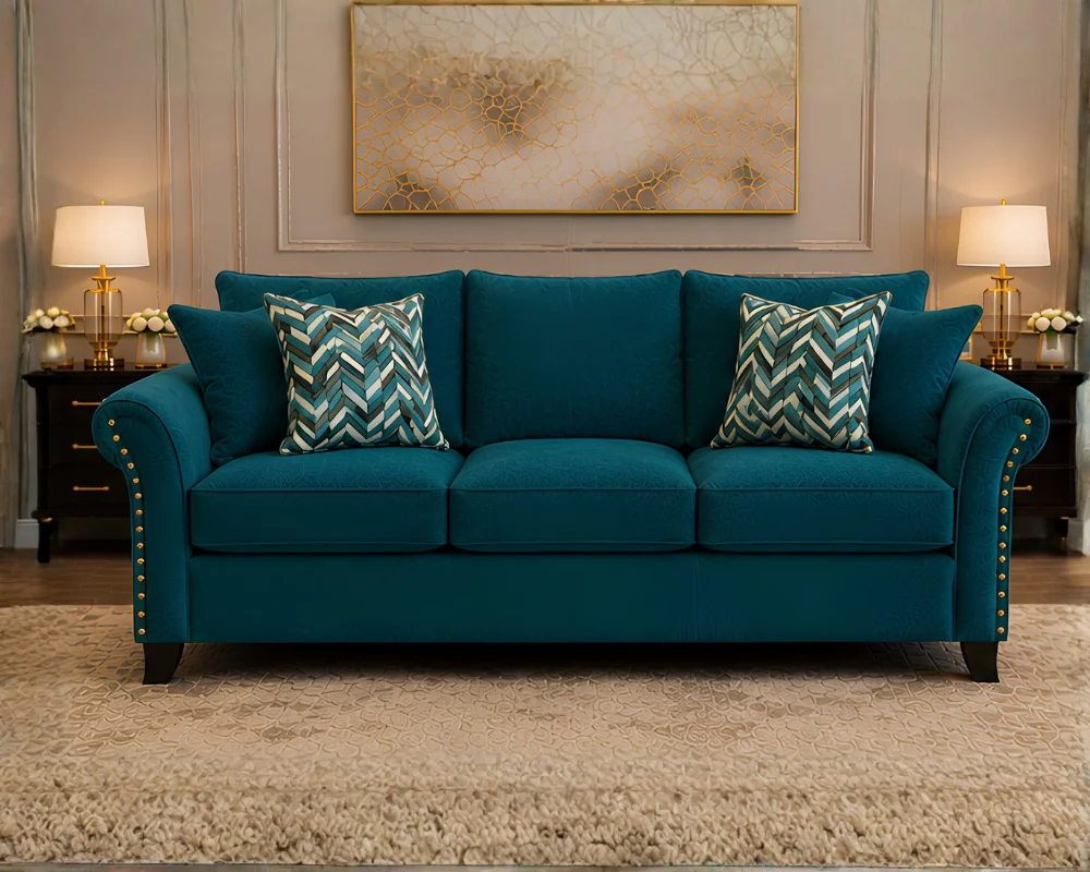 Harrison Green 3 Seater Sofa Harrison Premium 3 Seater Sofa - Premium Lounge Seating - Image 1