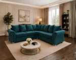 Harrison Modern Corner Sofa - Elegant 5 Seater Sofa – Stylish 5 Seater Large Sofa - - Image 3
