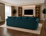Harrison Modern Corner Sofa - Elegant 5 Seater Sofa – Stylish 5 Seater Large Sofa - - Image 4