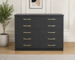 Chest of 5+5 Drawers - Elegant Storage Cabinet  - Premium Storage Cabinet