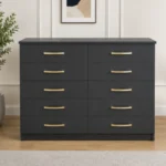 Chest of 5+5 Drawers - Elegant Storage Cabinet  - Premium Storage Cabinet