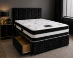 Double Bed - Double Divan Bed – Mattress Included & 2 Storage Drawers - Image 3