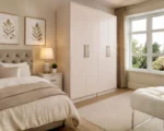 Premium Cashmere 4 Door Wardrobe – Modern Bedroom Storage Cabinet