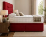 Modern King Size Divan Bed Frame – Premium Bed With Mattress - Image 3