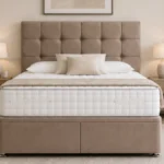 Durable Double Divan Bed Frame – Double Size Bed Frame with Storage and Mattress