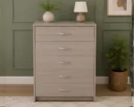 Chest of 5 Drawers - Premium Wooden Storage Drawers - Elegant bedroom furniture