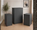Premium Bedroom Storage – Chest + 2 Bedside Tables - Chest of 5 Drawers with 2 Bedside Tables - Image 3
