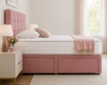 Premium King Size Divan Bed Frame With Mattress - Image 3