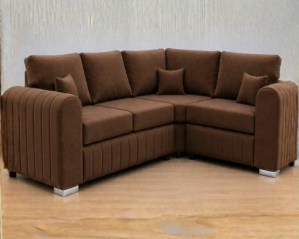 Premium Living Room Corner Seating Premium L Shape Sofa – Stylish 4 Seater Sofa - Image 1
