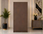 Compact 2 Door Wardrobe with Mirror and Drawer Storage - Wardrobe - Image 4