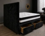 Double Bed - Double Divan Bed – Mattress Included & 2 Storage Drawers - Image 2