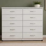 Chest of 5+5 Drawers - Stylish Drawer Storage - Modern Large Storage