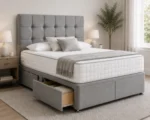 Storage King Size Divan Bed – Stylish King Size Storage Bed with Mattress - Image 2