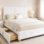 Modern Super King Size Divan Bed - Bed with Drawers - Elegant Super Double Divan Bed with Mattress