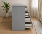 Chest of 4+4 Drawers - Stylish Wooden Storage Drawers - Designer Bedroom Chest - Image 4