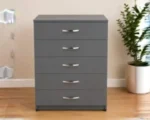 Chest of Drawers - Chest of 5 Drawers - Elegant bedroom furniture