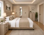 Double Bed Furniture Set – Six Door Wardrobe With Four Drawer – Chest of Five Drawers With Two Bed Side Table - Image 2