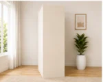 Luxury 5 Door Wardrobe Cabinet | Full Mirror & 4 Drawer Storage Unit - Image 3