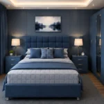 Double Bed Furniture Set – Five Door Wardrobe With Four Drawer – Chest of Five Drawers With Two Bed Side Table