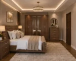 Double Bed Bedroom Furniture Collection - Six Door Wardrobe With Four Drawer - Chest of Five Drawers With Two Bed Side Table - Image 6