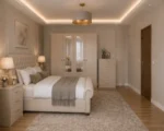 Contemporary Bedroom Set – with Four Door Wardrobe With Four Drawer - Chest of Five Drawers With Two Bed Side Table - Image 2