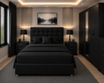 Modern Luxury Bedroom with 5-Door Wardrobe - Image 2