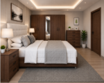 Contemporary Haven Bedroom with 5-Door Wardrobe - Image 2