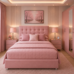 Minimalist Bedroom Interior with 5-Door Wardrobe