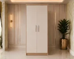 Modern Living Two Door Wardrobe - Elegant Home Double Door Wardrobe