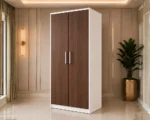 Luxury 2 Door Wardrobe with Spacious Storage - Luxury Two Door Storage Closet - Image 3