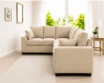 Beige 5-Seater L-Shaped Corner Sofa – Dylan 5-Seater Sofa - New sofa in beige colour