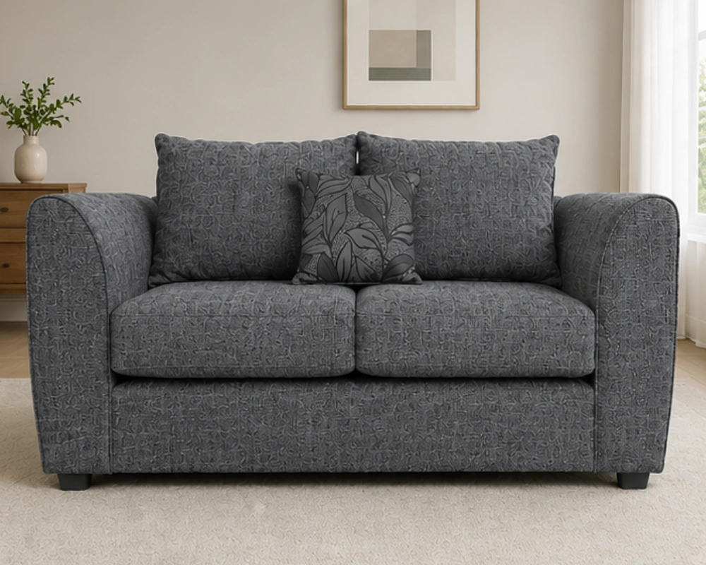 Dylan Sofa UK Soft Foam Upholstered Sofa Dylan 2 Seater Curve Sofa – Modern Luxury Seating - Image 1