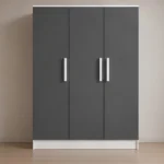 Modern 3 Door Wardrobe with Spacious Storage - Stylish 3 Door Wardrobe for Bedroom