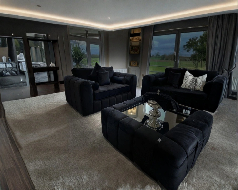 Lilly Deluxe 3+2 Sofa Set – Premium Living Room Furniture Lilly Sofa Set – Lilly 3+2 Seater Sofa Set - Image 1