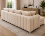 Lilly 4 Seater L Shape Corner Sofa, Lilly Premium L Shaped Sofa – Modern Home Furniture - Image 5