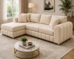 Lilly 4 Seater L Shape Corner Sofa, Lilly Premium L Shaped Sofa – Modern Home Furniture - Image 3