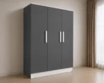 Modern 3 Door Wardrobe with Spacious Storage - Stylish 3 Door Wardrobe for Bedroom - Image 2