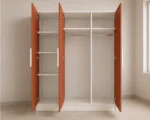 Modern 3 Door Wardrobe with Storage Space - Modern Storage Wardrobe with 3 Doors - Image 3