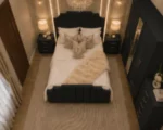 Double Bed Furniture Set - five Door Wardrobe With Four Drawer - Chest of Five Drawers With Two Bed Side Table - Image 3